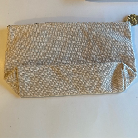 Cupcakes & Cartwheels Canvas zippered bag 9” L x 5” H - Picture 3 of 4